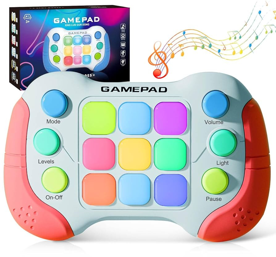 Electric Handheld Game Console Toys for Ages 8-13, Portable Quick Push Game Fidget Toys, Sensory ... | Amazon (US)