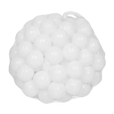 Plastic Play Balls with Storage Bag Rebuyhome Color: White | Wayfair North America