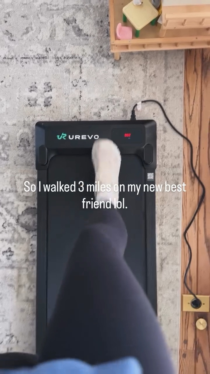 So I walked 3 miles on my new best friend lol.
