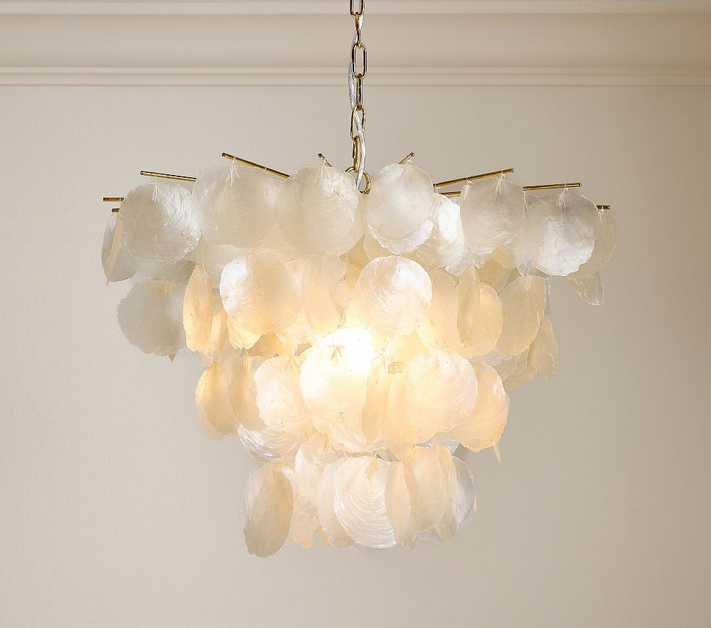 Large Capiz Chandelier (22") | Pottery Barn Kids