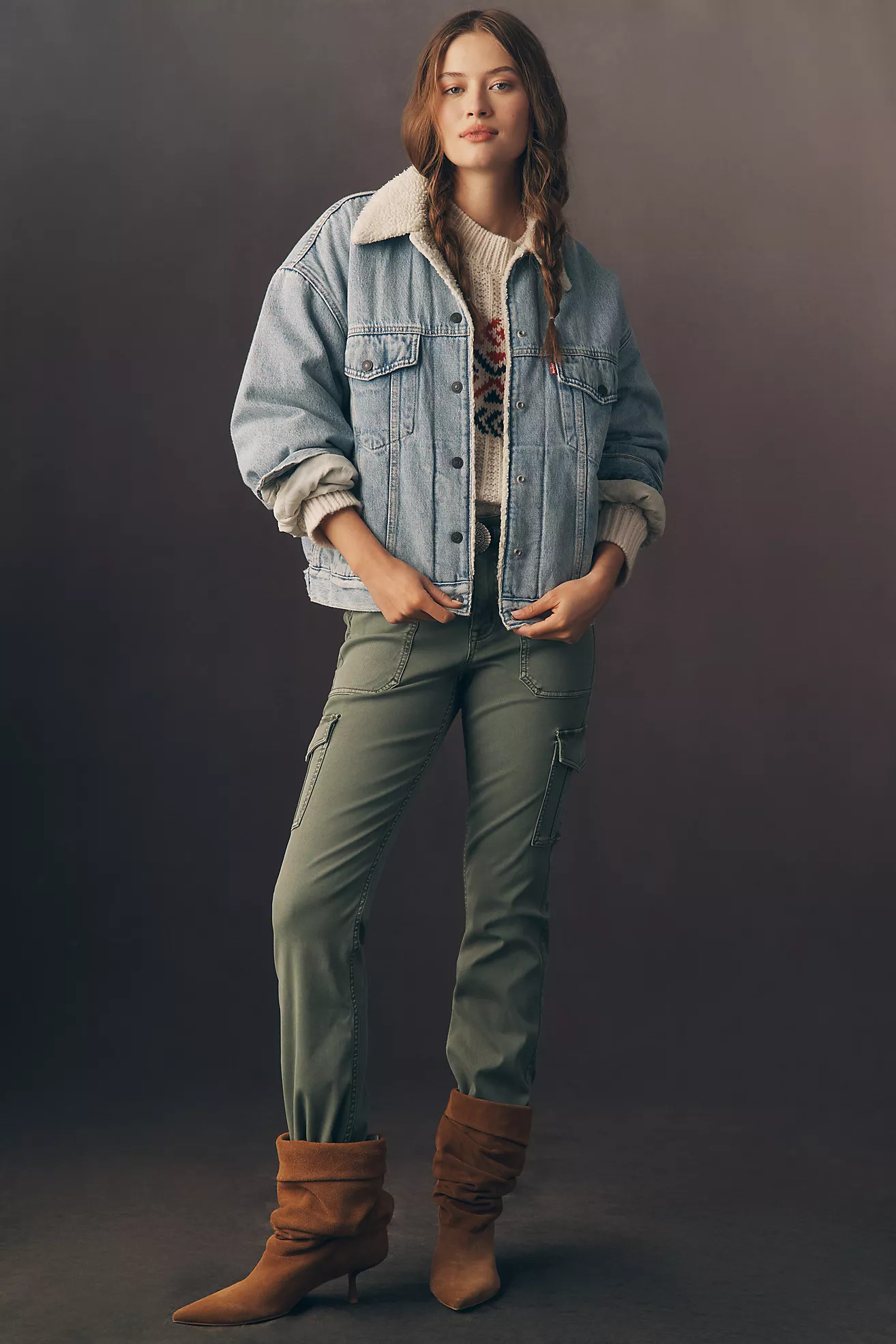 Levi's 90s Sherpa-Lined Denim Trucker Jackets | Anthropologie (US)