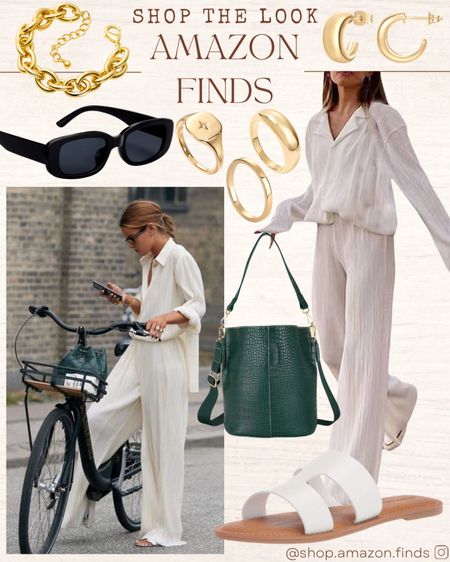 Pinterest Inspired Look!
This white matching set from Amazon is what I want to live this spring!

#LTKitbag #LTKshoecrush #LTKstyletip