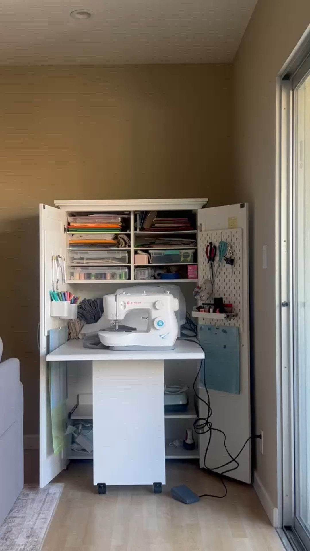 Little craft closet. Perfect to keep everything organized 

#LTKHome #LTKKids #LTKFamily