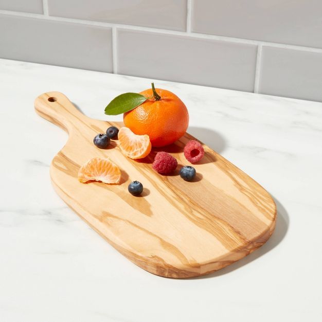 11" x 5" Olivewood Small Serving Board - Threshold™ | Target