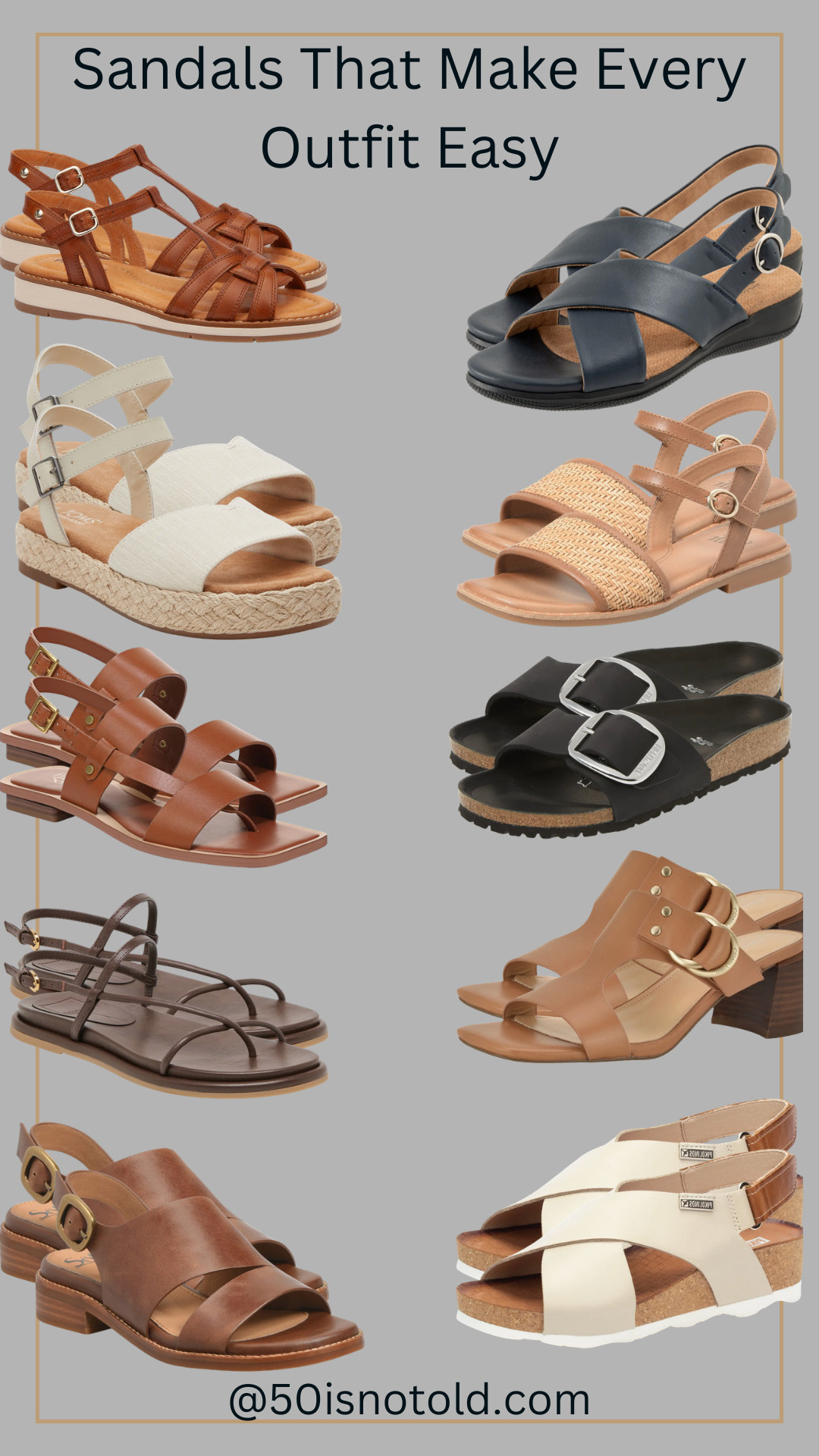 The Only Sandals You Need This Summer 

 #LTKgrwm #LTKootd #LTKOver40