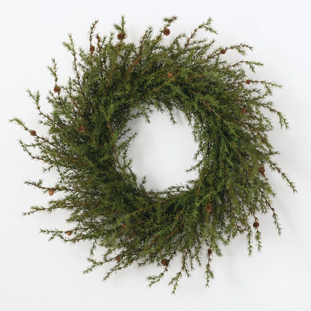 Artificial Pine Wreath | Wayfair North America