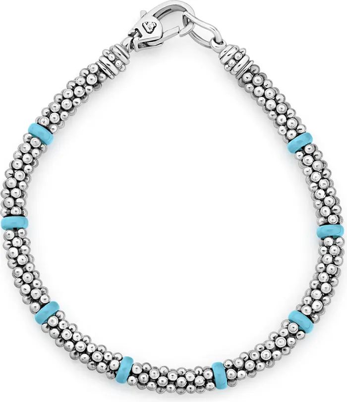 Blue Ceramic & Caviar Beaded Bracelet | Nordstrom