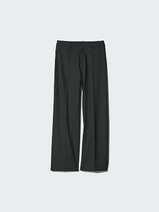 Women's Smart Wide Pants Black 2XL UNIQLO US | UNIQLO (US)