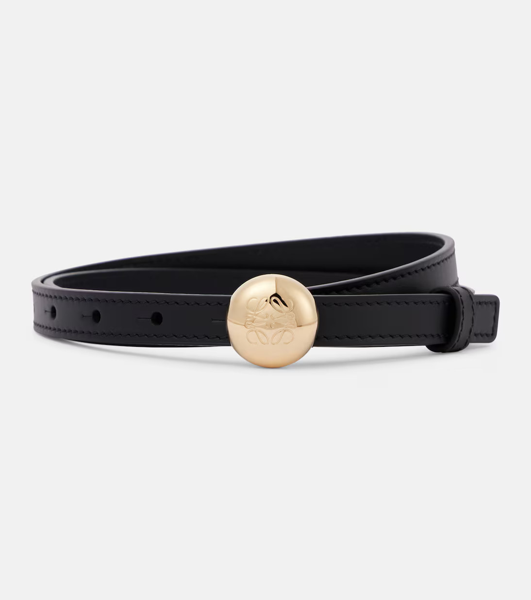 Pebble leather belt | Mytheresa (UK)
