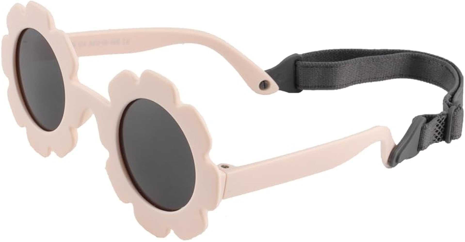 Baby flower Sunglasses with Strap girls Flexible Bendable Polarized Sunglasses for Infant Boys Gi... | Amazon (US)