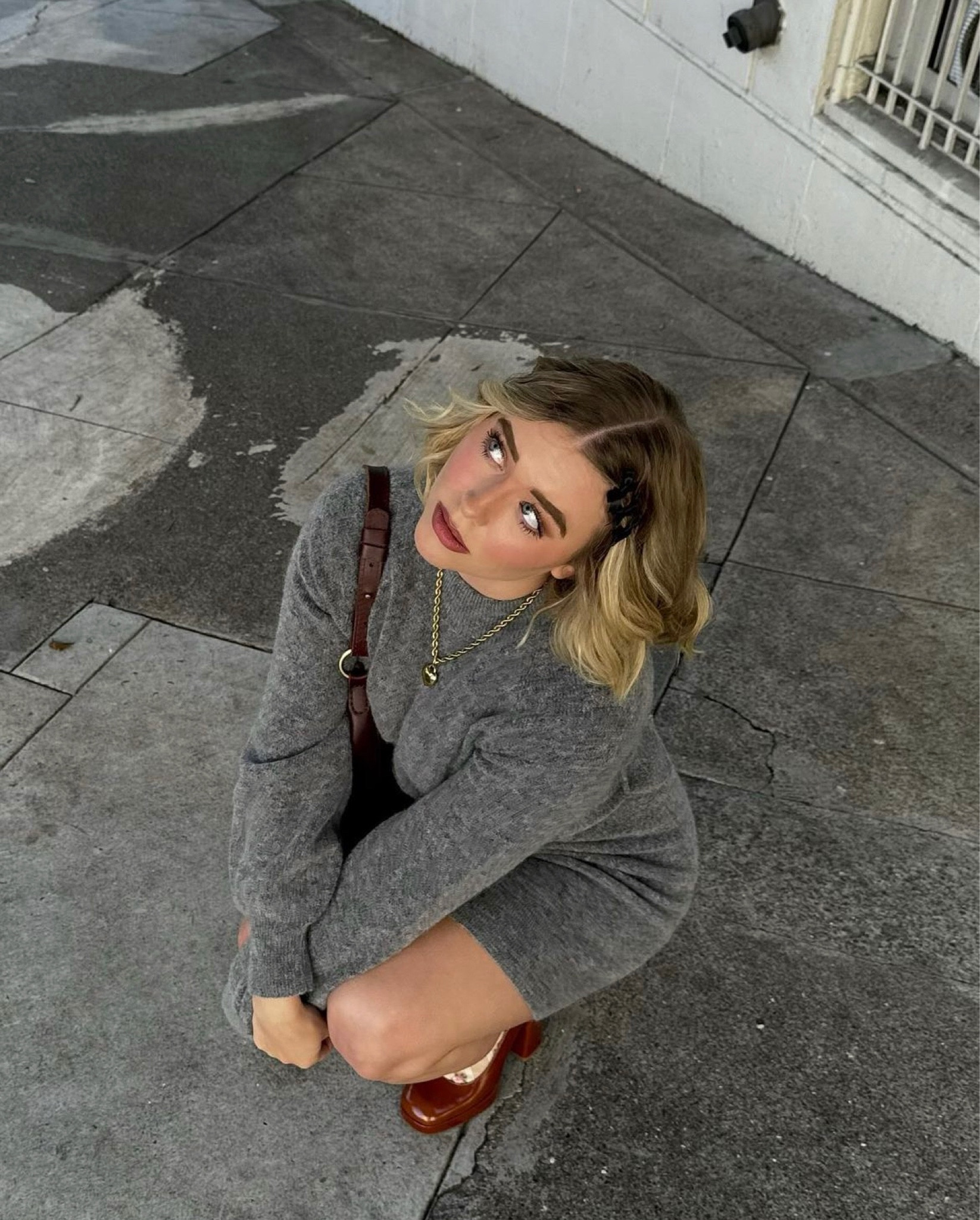 How’s the view ?? 🎀✨ 

#transitionaloutfit #springtransitionaloutfit #sweaterdress #knitwear 

#LTKshoecrush #LTKstyletip #LTKSeasonal