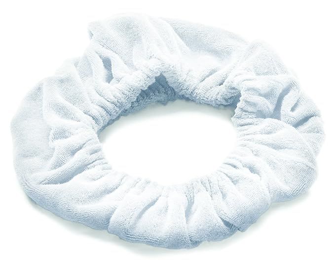 TASSI (White) Hair Holder Head Wrap Stretch Terry Cloth, The Best Way To Hold Your Hair Since...E... | Amazon (US)