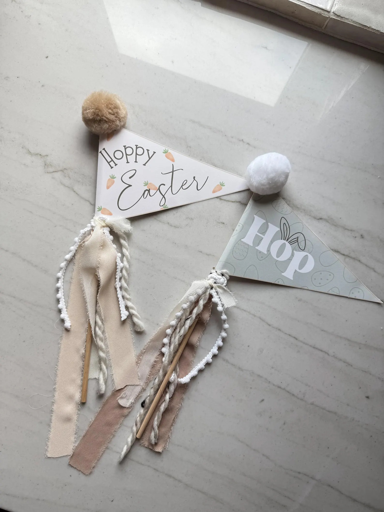 Easter Pennant Flag | Printable Easter Flag | Easter Flags | 4 Printable Designs | Easter Basket ... | Etsy (US)