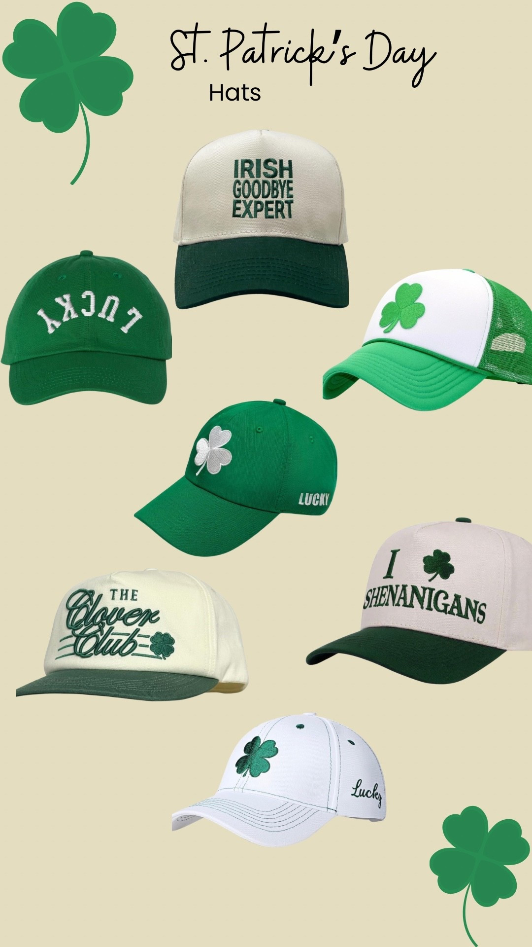 St. Patrick’s Day Hat’s ☘️