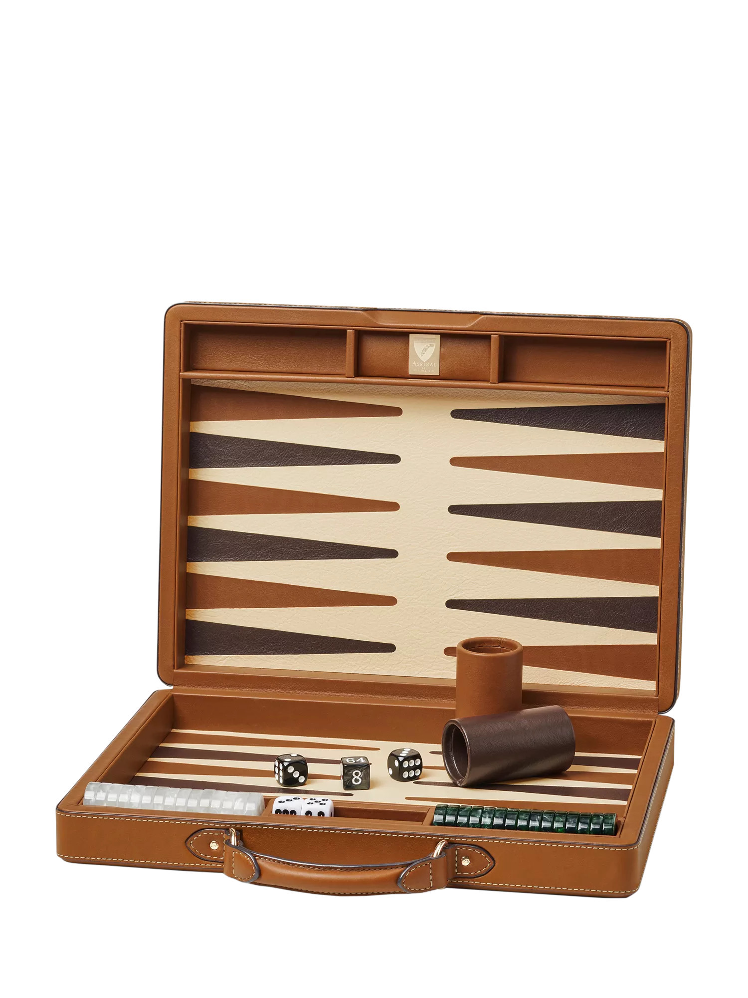 Aspinal of London Backgammon Set, Neutral | John Lewis (UK)