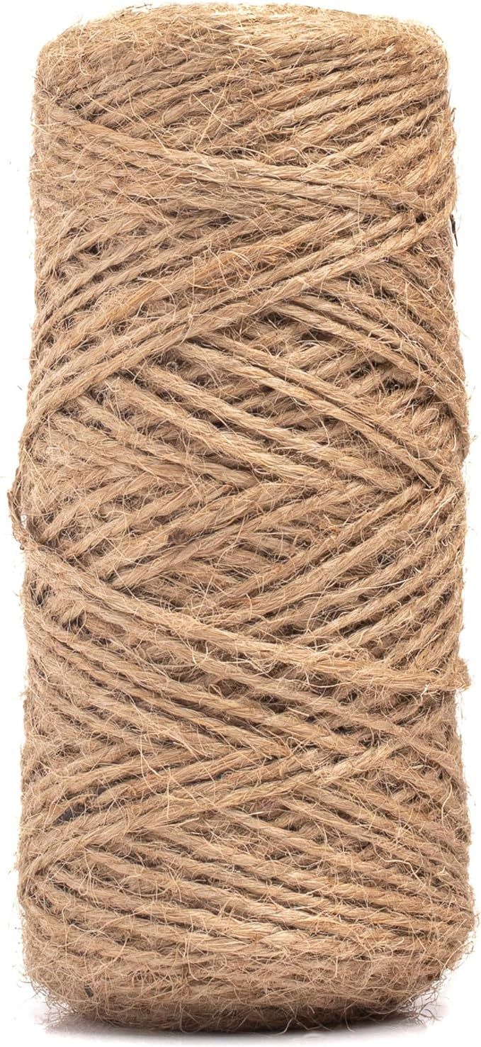 Limited Time Offer: HowenDay 328 Feet Natural Jute Twine String for Crafts, Weddings, Christmas G... | Amazon (US)