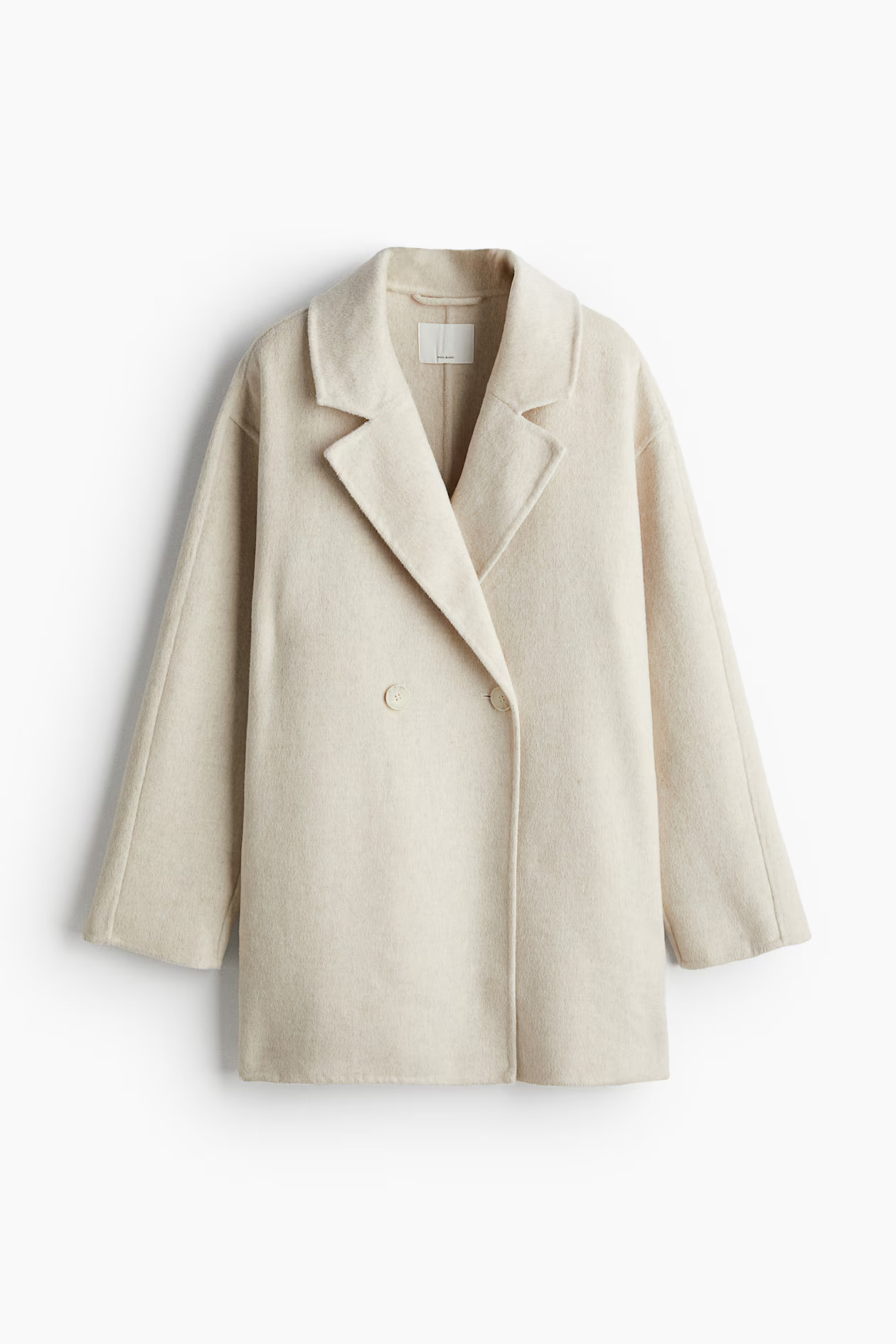 Abrigo en mezcla de lana - Beige claro - MUJER | H&M ES | H&M (FR, IT, ES, PT, BE)