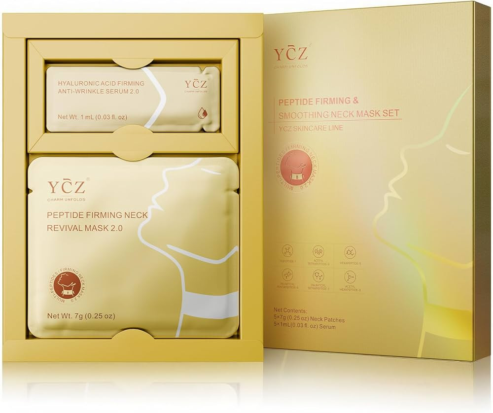 Ycz Firming Smoothing Neck Mask, Neck Wrinkle Patches, Deep Hydration and Moisturization Collagen... | Amazon (US)