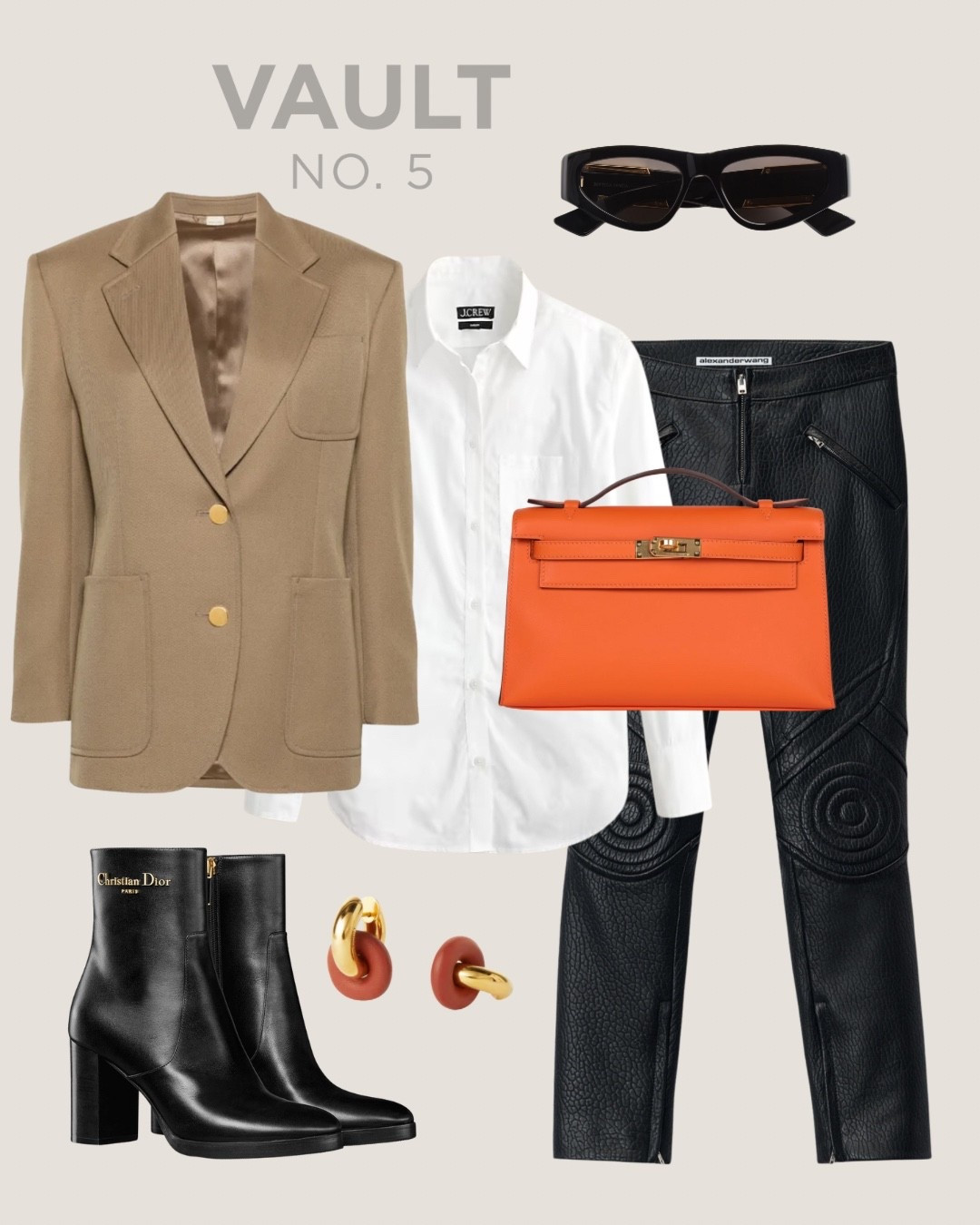 Blazers, boots, and bold bags — consider this your power outfit decoded.
Timeless structure meets edgy leather with a pop of Hermès to seal the deal. 🧡 Tap to shop every piece from this curated capsule.

#VaultNo5 #LTKstyle #LTKfallfashion #LTKluxury #LTKworkwear #HermesKelly #DiorBoots #AlexanderWang #CapsuleWardrobe #LuxuryStyle #BlazerSeason #EffortlessChic

#LTKStyleTip #LTKItBag