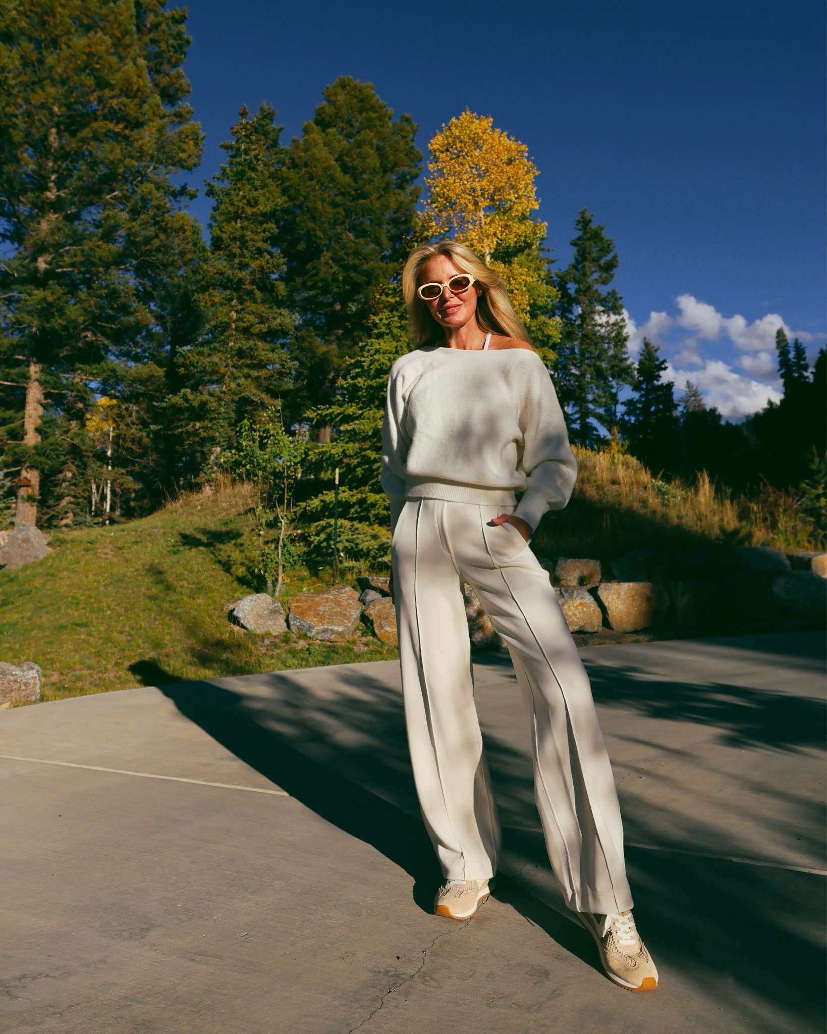 Lululemon Softstreme pants bring pajama-level comfort but look like tailored trousers (a win-win!). The ivory color is especially sophisticated, and when styled as part of an all-white outfit? So elevated. Whether you’re hopping on a flight, or just want to feel put-together while staying comfy, these pants deliver. With their ultra-soft feel and relaxed yet refined silhouette, it’s easy to see why the Busbee community fell in love with them.

They come in both 29″ (perfect for petites) and 31″ inseams. I have both lengths and am wearing the 29″ above (I’m 5’4″ for reference). 

#LTKSaleAlert #LTKFindsUnder100