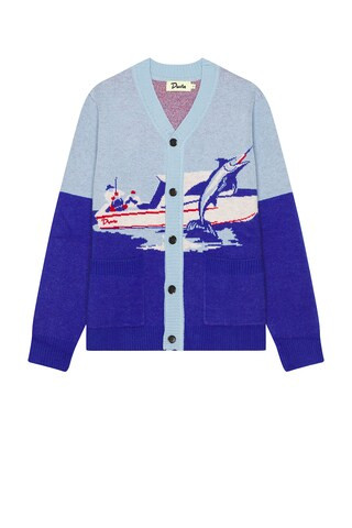 Duvin Design Deep Sea Marlin Cardigan in Blue from Revolve.com | Revolve Clothing (Global)