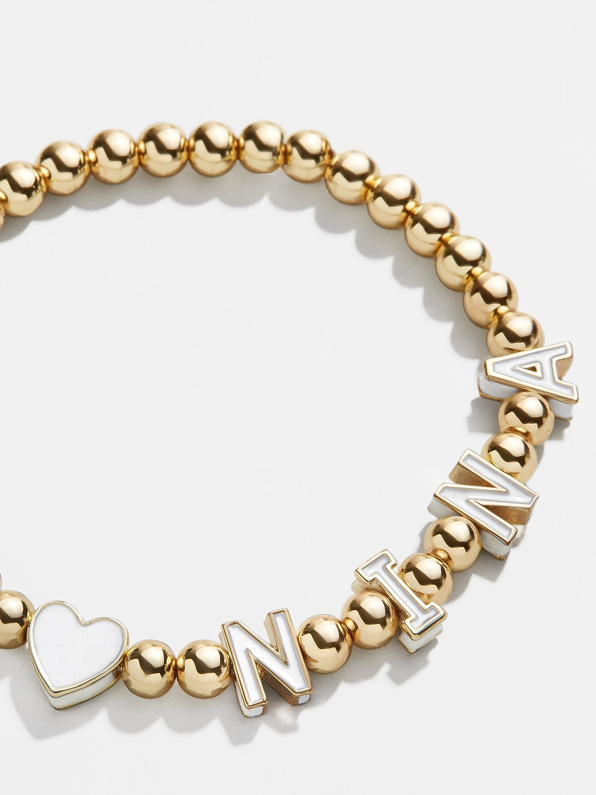 Custom White Cutout Pisa Bracelet | BaubleBar (US)