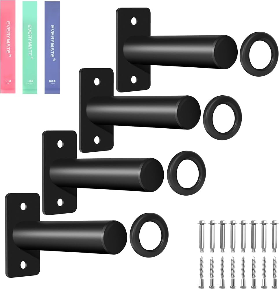 Weight Plate Holder, Wall Mounted Weight Rack Storage for Olympic Weight Plate,Home Gym Organizer | Amazon (US)