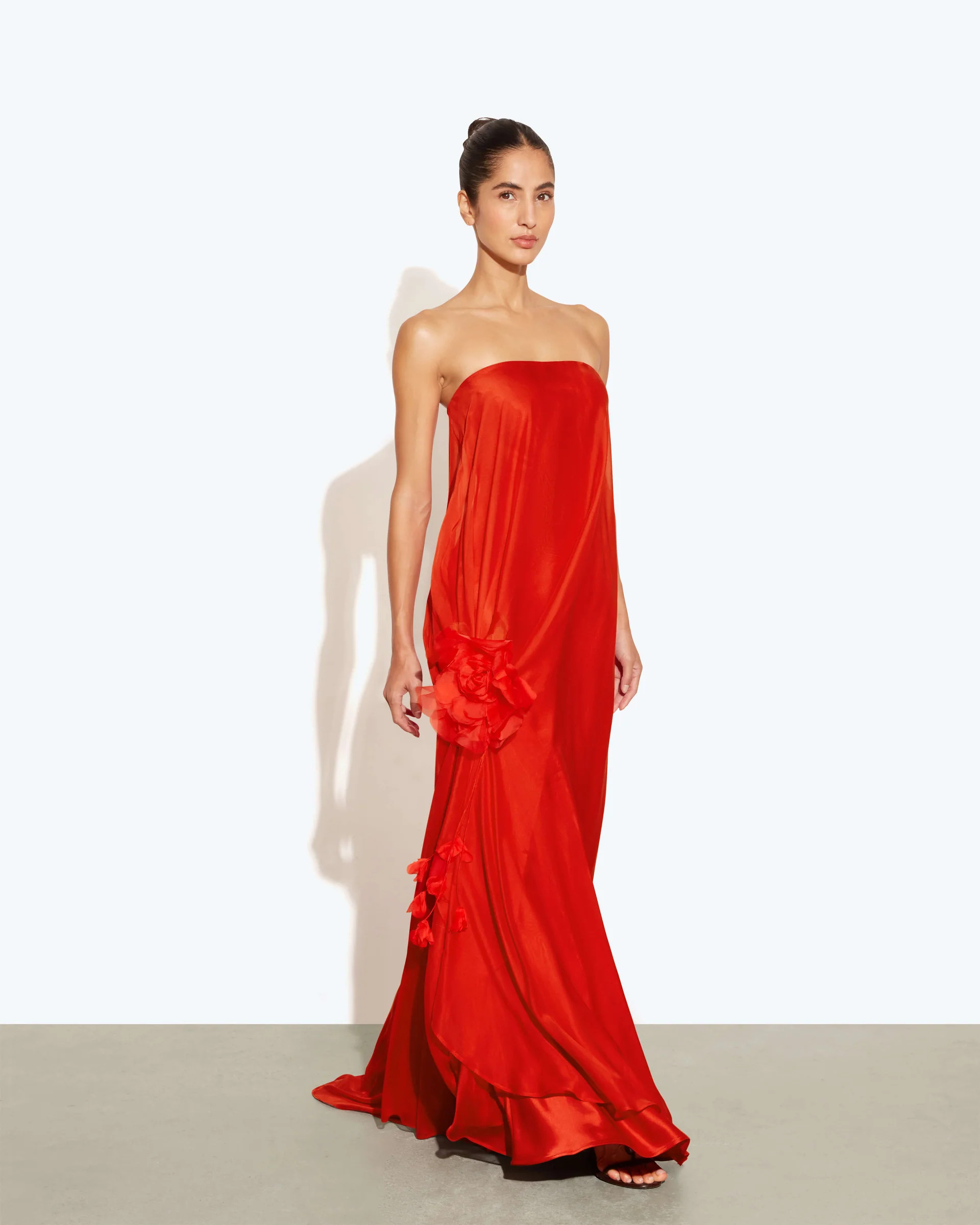 HIBISCUS DRESS RED | Rat & Boa