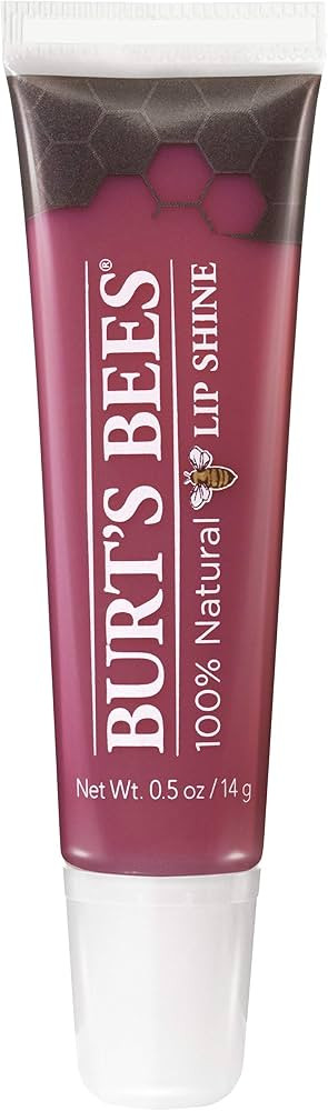 Burt's Bees Lip Gloss, Lip Shine for Women, 100% Natural Makeup, Pucker | Amazon (US)
