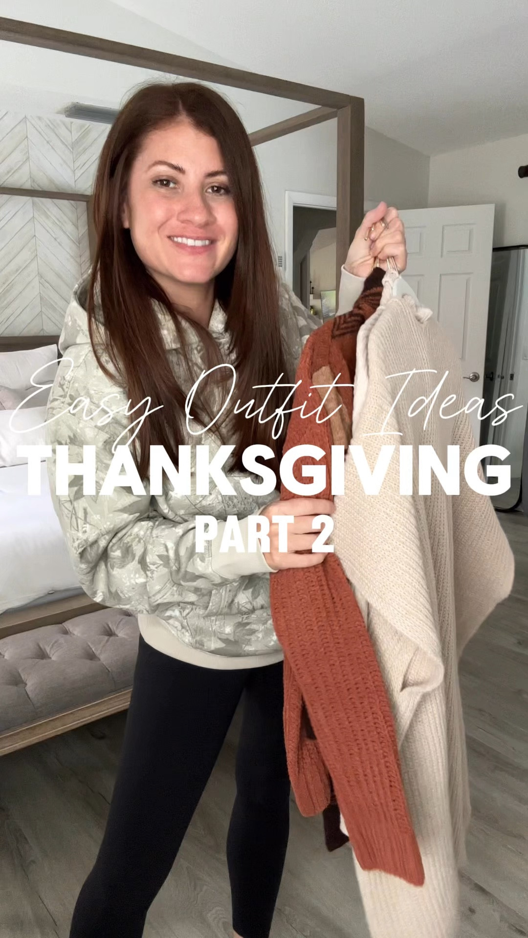 Easy Thanksgiving Outfit Ideas || Part 2 🦃🍁🍂

Follow me for more affordable outfit ideas and style inspo! 

Wearing:
Sweater cape- one size 
Chenille Sweater- medium 
Striped Cardigan- small
Tunic Roll Neck Top- smalll

#LTKCyberWeek #LTKHoliday #LTKGiftGuide