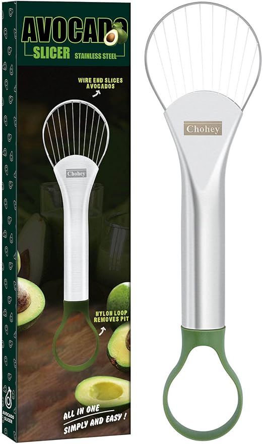 Avocado Slicer,Avocado Pit Remover Cutter/Peeler,Well Made Stainless Steel Avocado Slicer and Pit... | Amazon (US)