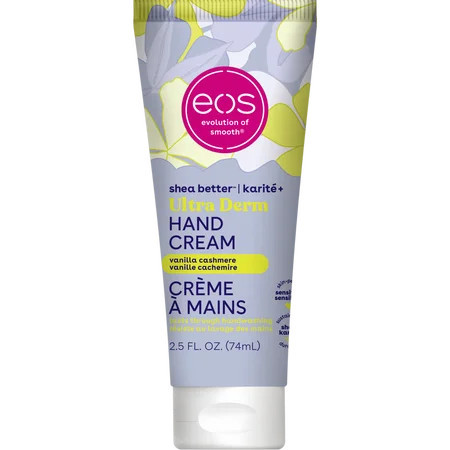 eos Shea Better Ultra Derm Hand Cream, Vanilla Cashmere, Instant Hydration & Protection, 2.5 fl oz | Walmart (US)