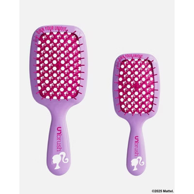 Unbrush Barbie Duo Set Regular & Mini Brush - Purple Own Your Unique | Target