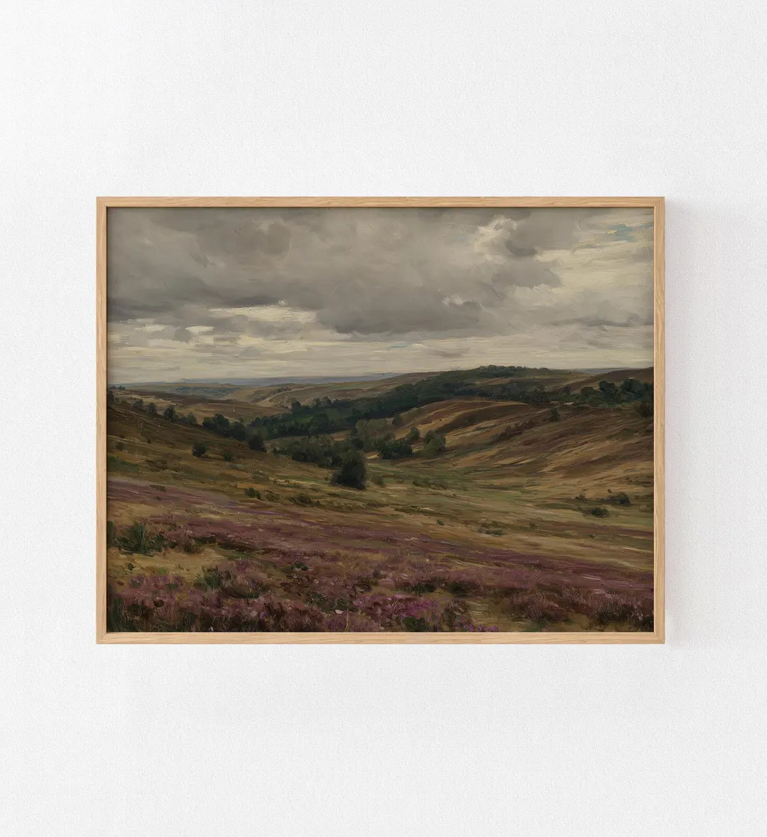 Vintage English Heathland Printable Wall Art – Moody Landscape Painting (digital Download) - Et... | Etsy (US)