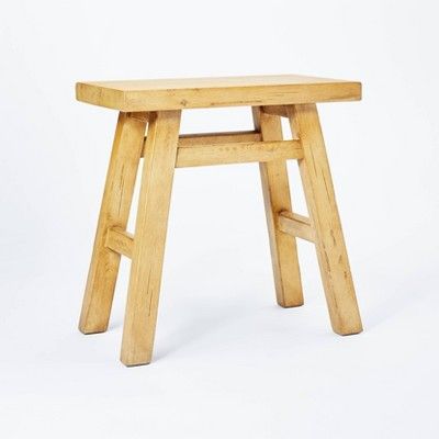 Thatcher Wood Stool Natural - Threshold™ designed with Studio McGee | Target