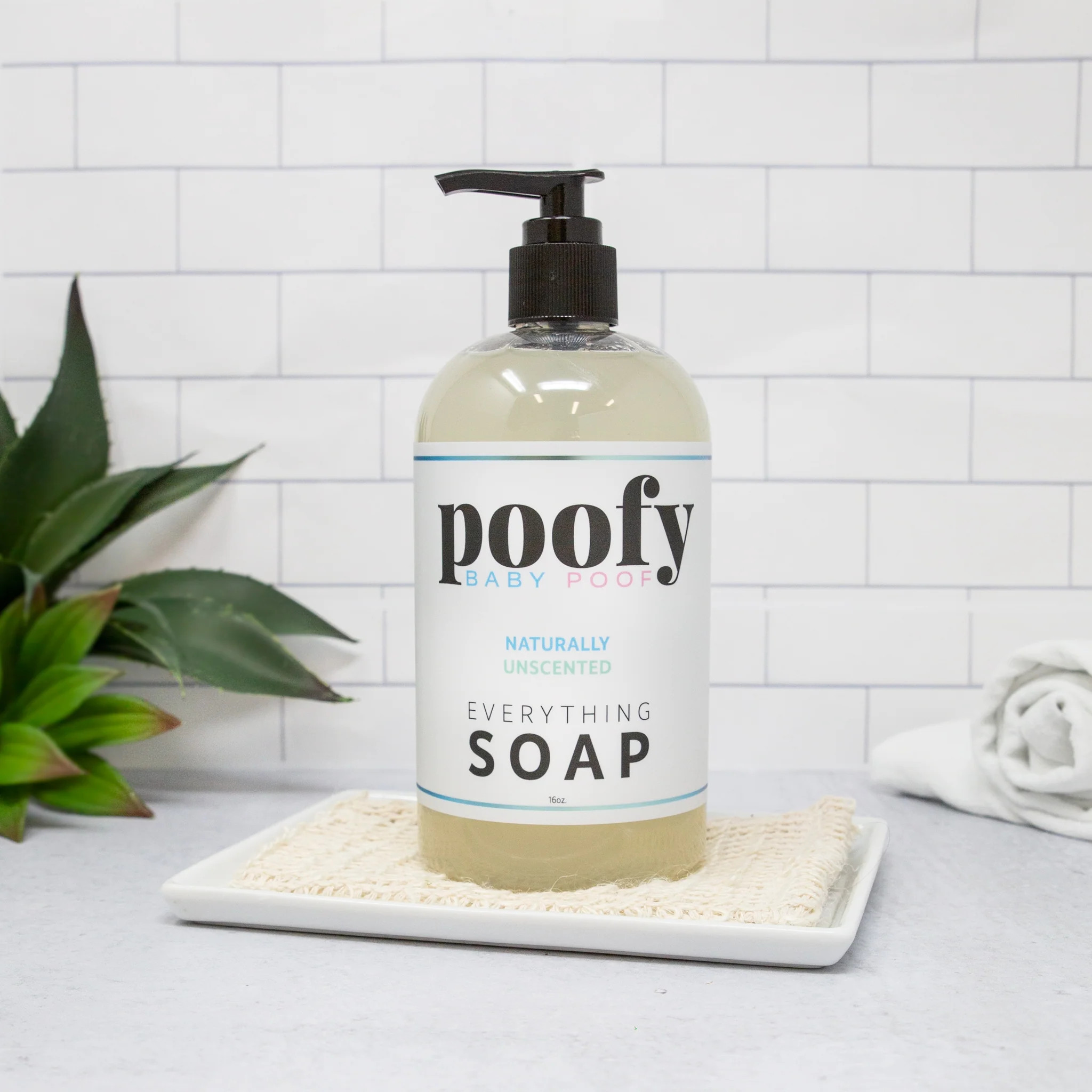 Baby Everything Soap Naturally Unscented | Poofy Organics