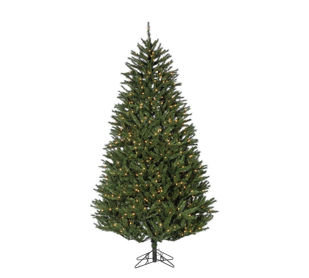 Pre-Lit New England Pine Artificial Christmas Tree | Pottery Barn (US)