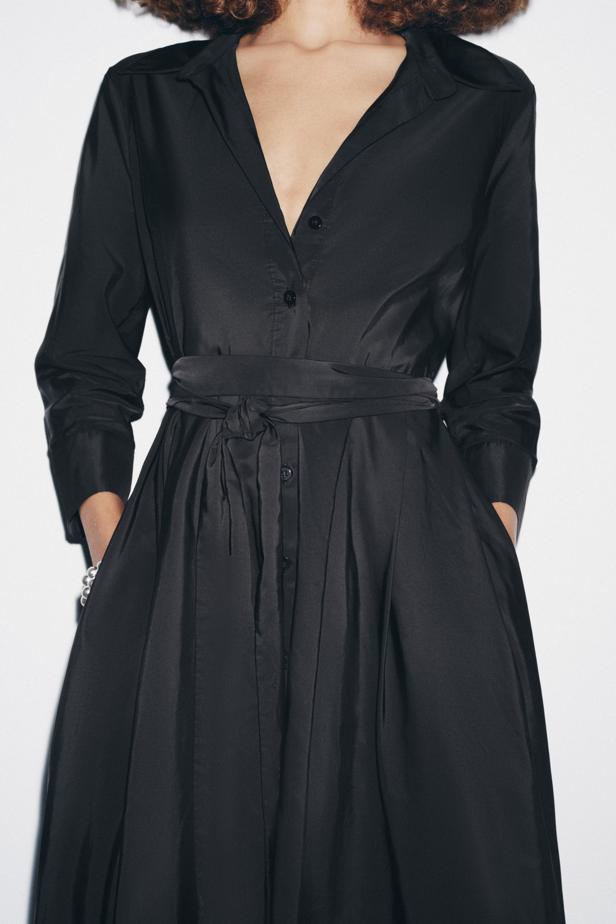 ZW COLLECTION MIDI SHIRT DRESS | Zara UK