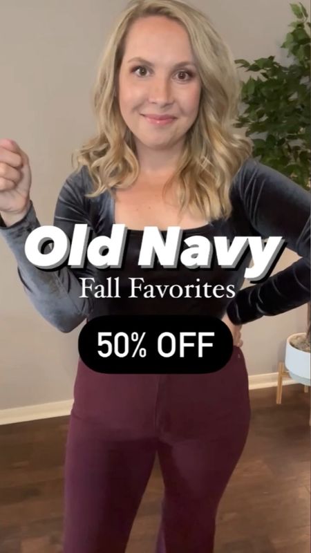 50% off everything at old navy 

Shacket, fall fashion, fall outfits, blazer, old navy, work wear, date night, business casual, velvet, bodysuit, fall boots 

#LTKworkwear #LTKHoliday #LTKsalealert