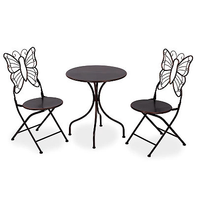 Bistro Set, 3 Piece, Brown, 27.5H x 24.2 , Metal | Kirkland's Home | Kirklands