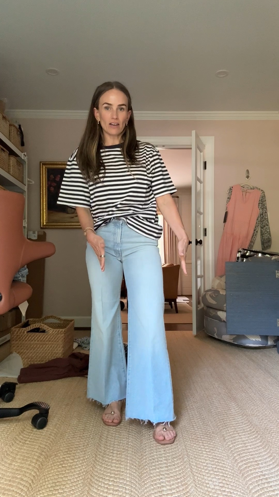 I like how these Mother jeans look and fit better than the other styles I tried. Size up if you are going to try them!

#LTKmomlife #LTKootd #LTKPetite