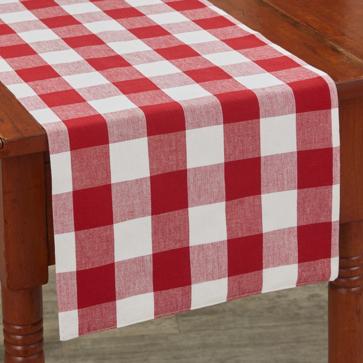 Park Designs Buffalo Check Backed Table Runner  - Red & Cream | Target