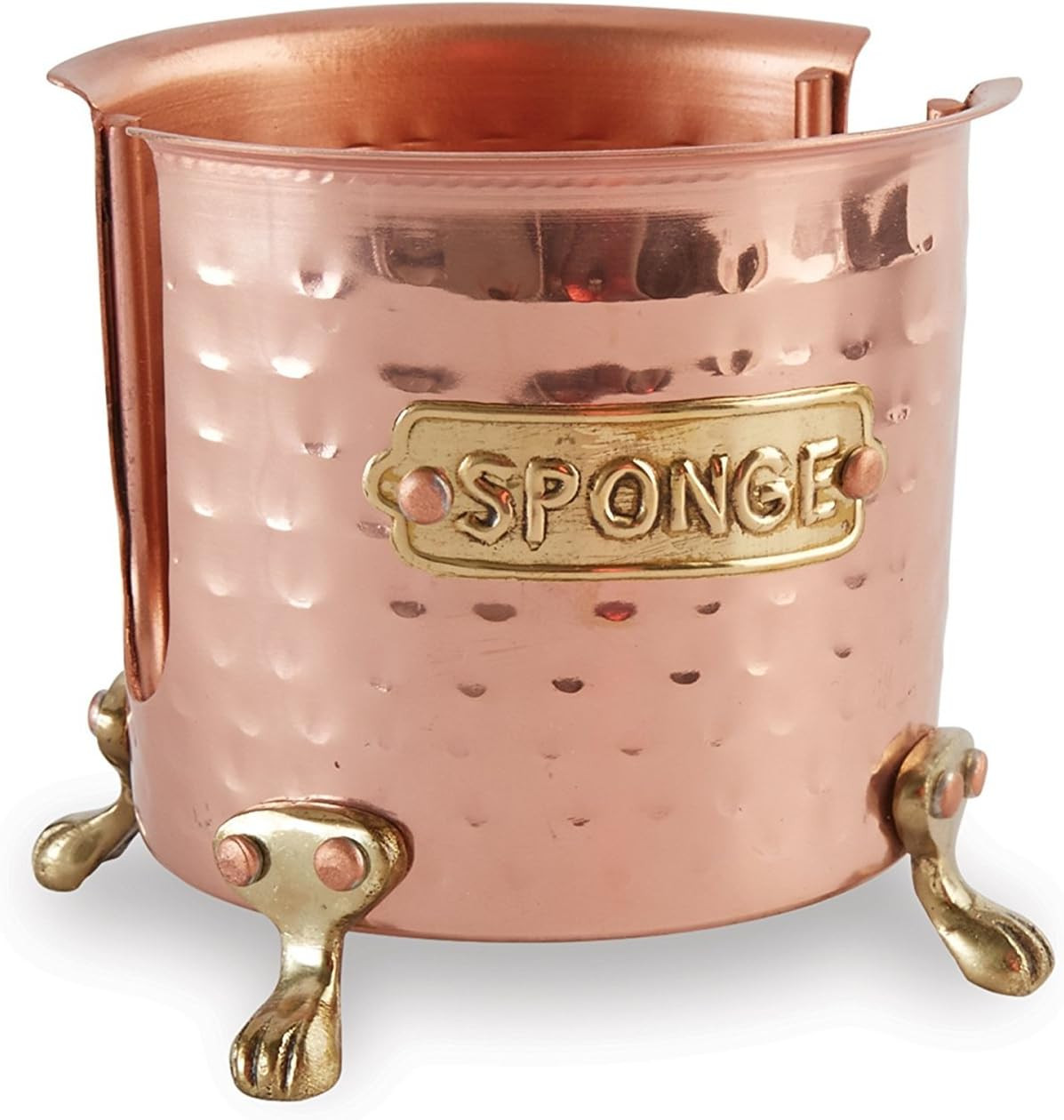 Mud Pie Kitchen Sponge Holder Caddy, Copper | Amazon (US)