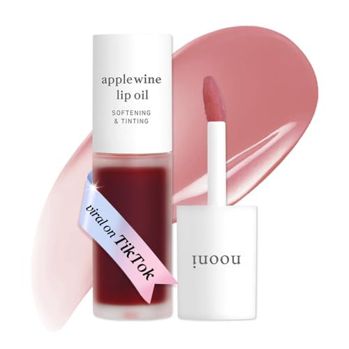 NOONI Korean Lip Oil - Applewine - Plumping & Hydrating Tinted Lip Gloss | Amazon (US)