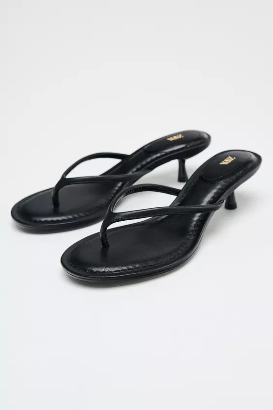 KITTEN HEEL SANDALS | Zara US