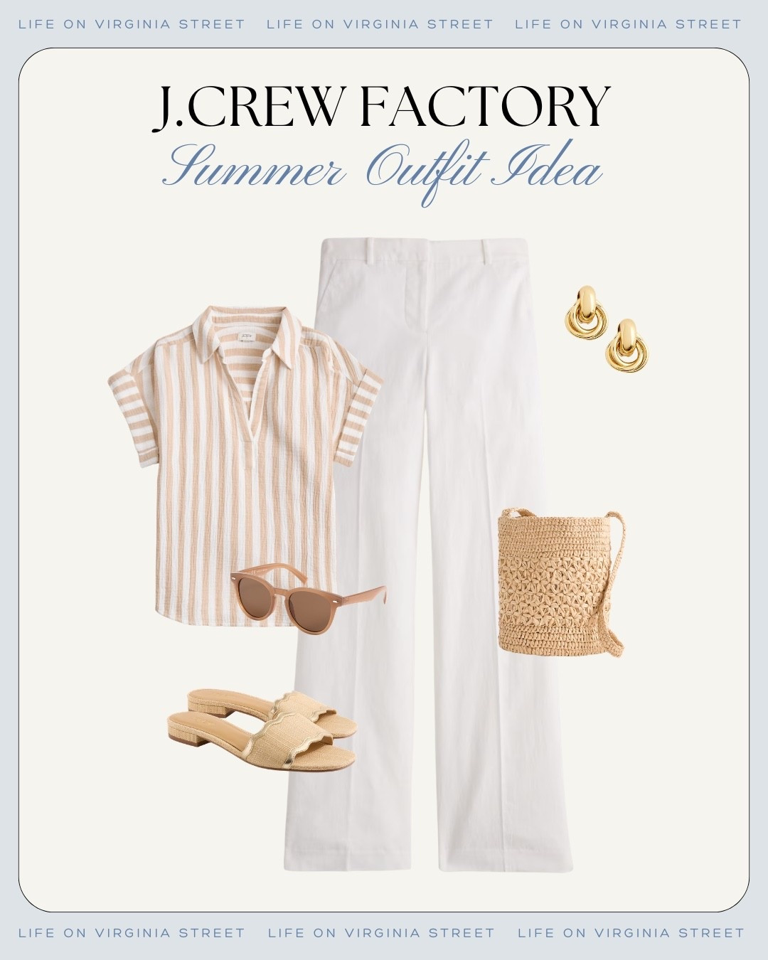 JCrew Factory summer outfit idea 🙌🏻🙌🏻

#LTKdayinmylife #LTKootd #LTKSeasonal