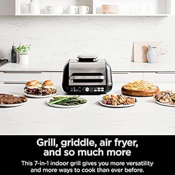 Ninja IG651 Foodi Smart XL Pro 7-in-1 Indoor Grill/Griddle Combo, use Opened or Closed, with Grid... | Amazon (US)
