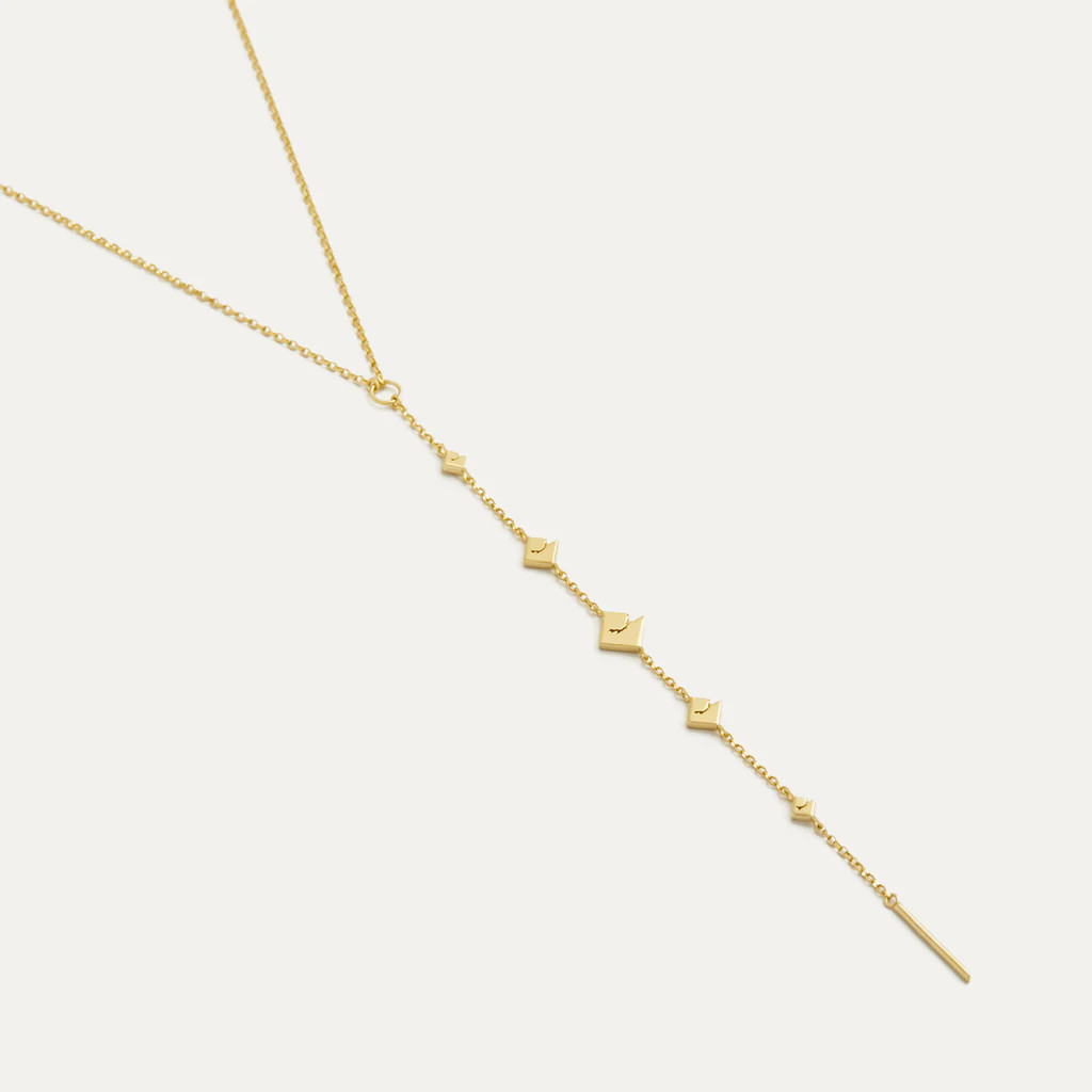 Broken Lariat Necklace | Savannah Friedkin