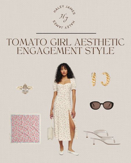 Styled by Haley James: Tomato Girl Engagement Style Aesthetic #summer #tomatogirl

#LTKshoecrush #LTKstyletip #LTKwedding