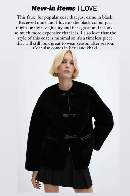 The popular faux-fur coat 🖤
